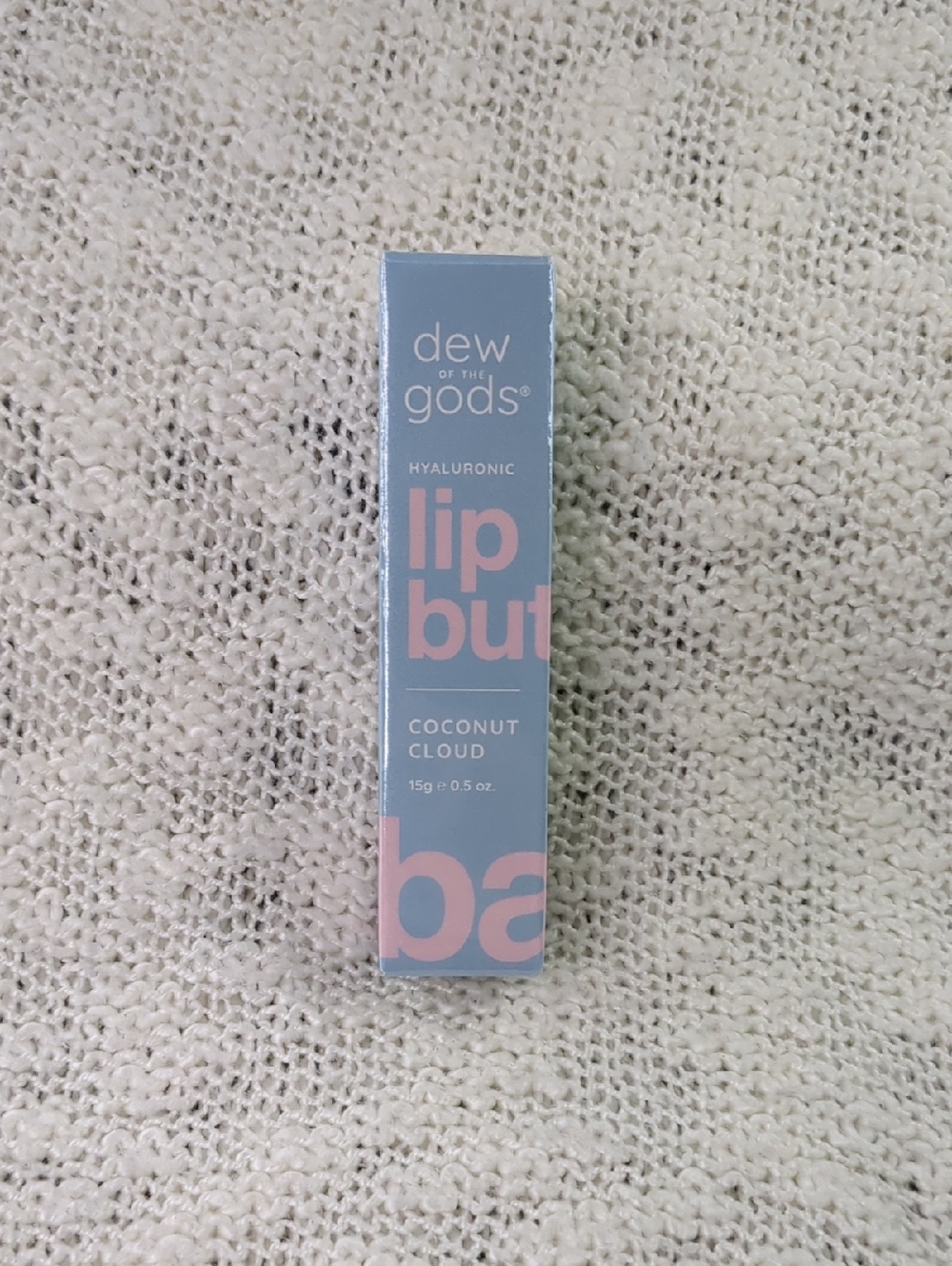 Dew of the Gods Coconut Cloud Hyaluronic Lip Butter, 15g/0.5oz